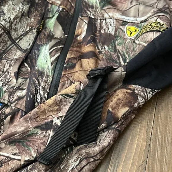 Scent Blocker Camo Jacket w/ Arm Guard Realtree Road Trips Men's Size M